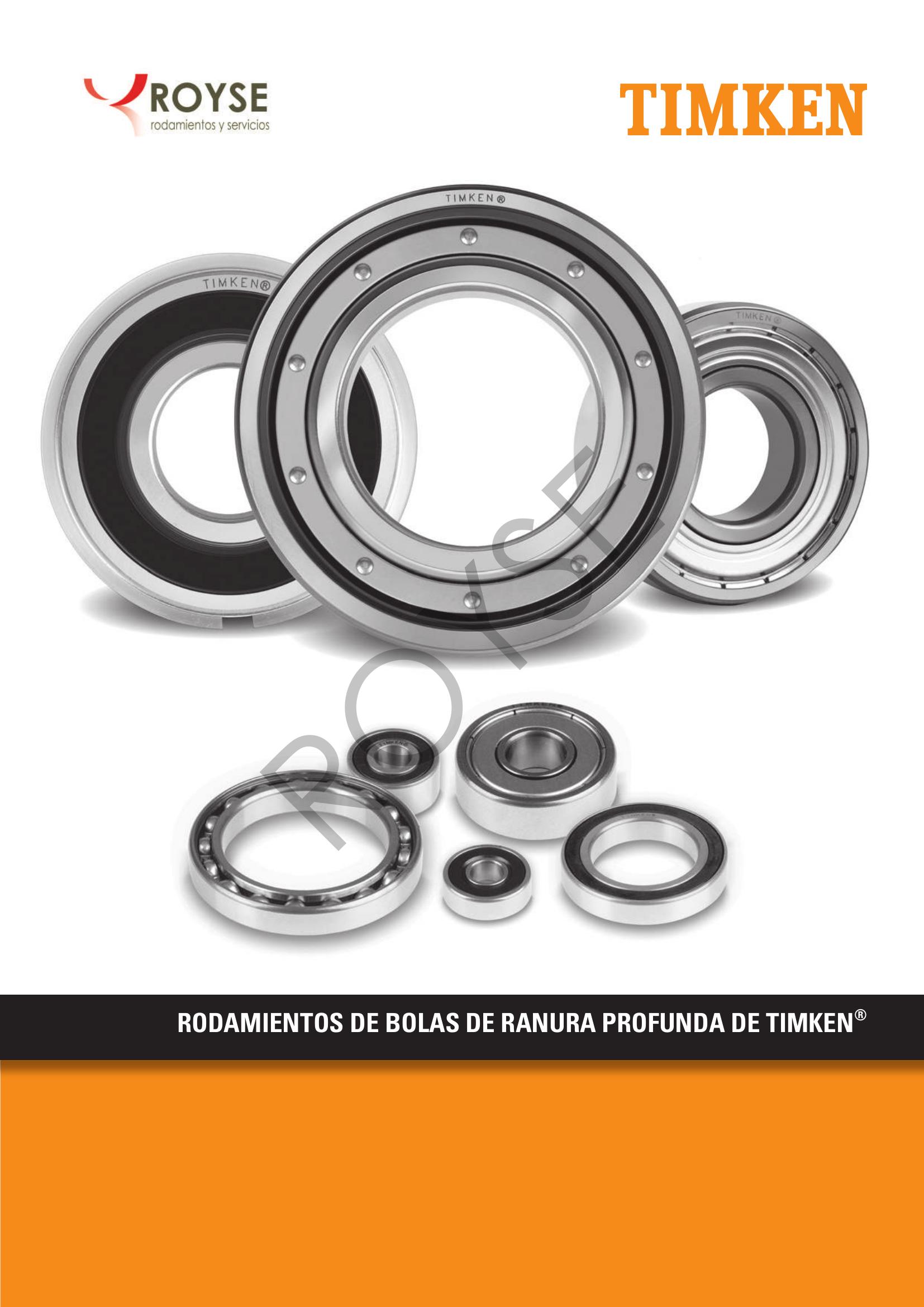 Catálogos Rodamientos - Royse